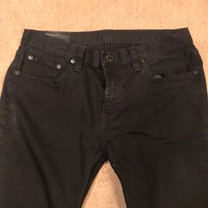 J Brand Men’s black Slim straight jeans.